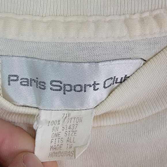Paris Sport Club Vintage Sinle Stitched 80's 90's Streetwear T-Shirt Men's OS - Picture 9 of 13